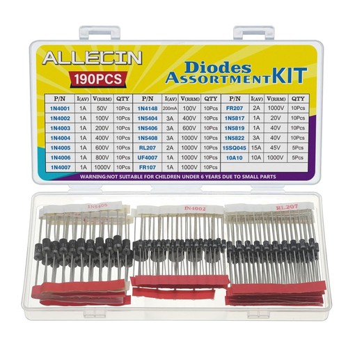 Dioden set 1n4001 1n4002 - 1n4001,