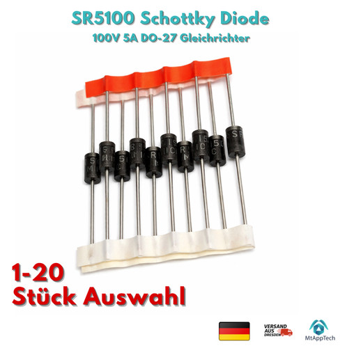 Sr5100 schottky diode - sr5100, 5a
